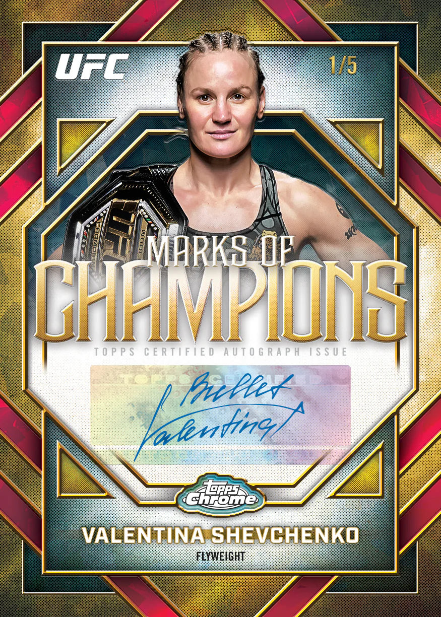 New Sealed 2026 UFC Fighting Topps Chrome Sapphire Hobby Box