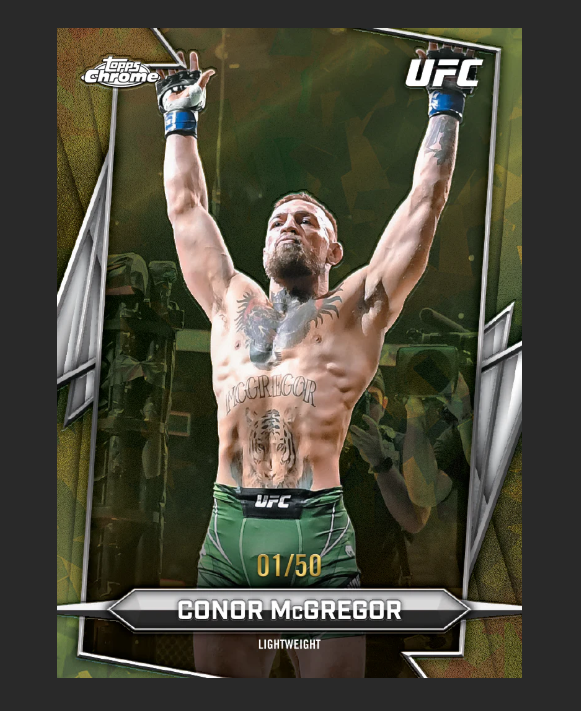 New Sealed 2026 UFC Fighting Topps Chrome Sapphire Hobby Box